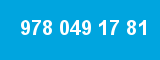 978 049 17 81